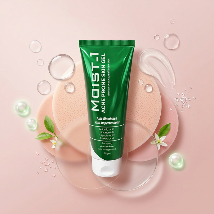 Moist-1 Acne Gel |Triple-Acid Formula for Clearer Skin – Purex Health Care