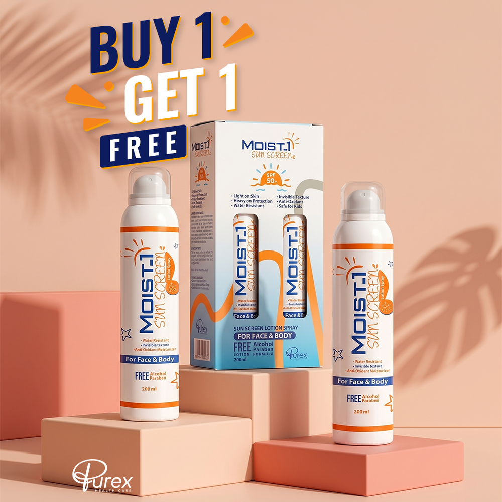 Moist-1 Sunscreen Lotion Spray SPF 50+ Bundle